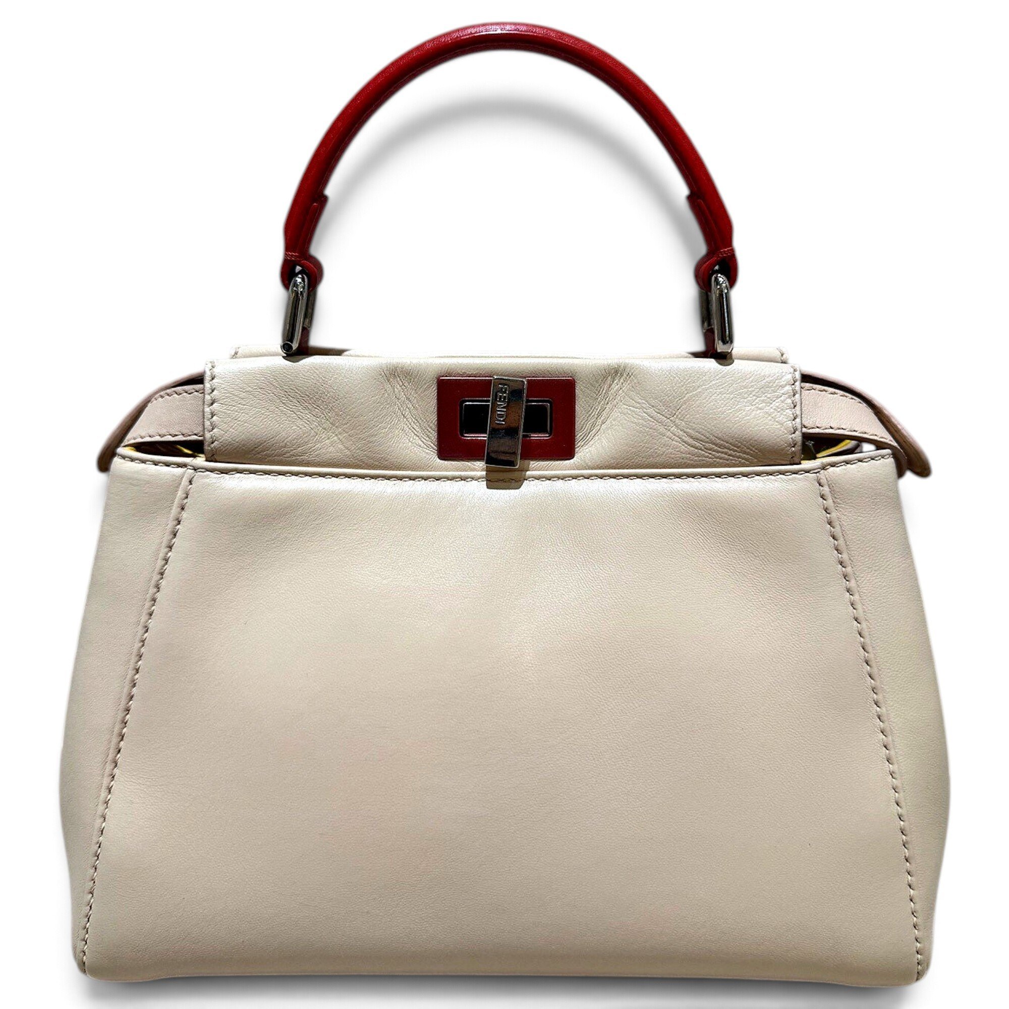 Peekaboo leather handbag