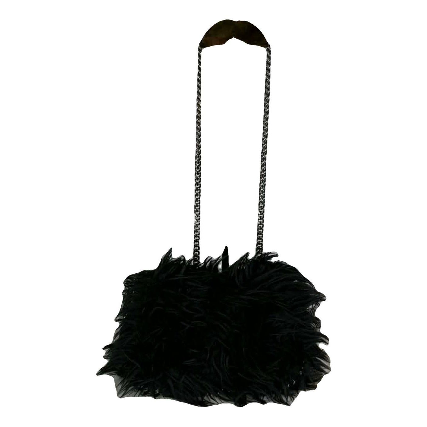 Faux fur handbag