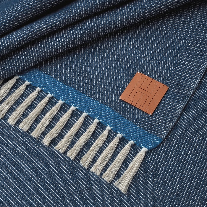 Marine H Tape Lino Blanket
