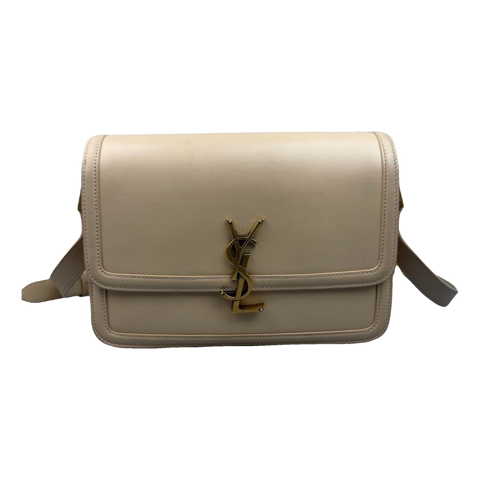 Solférino leather handbag