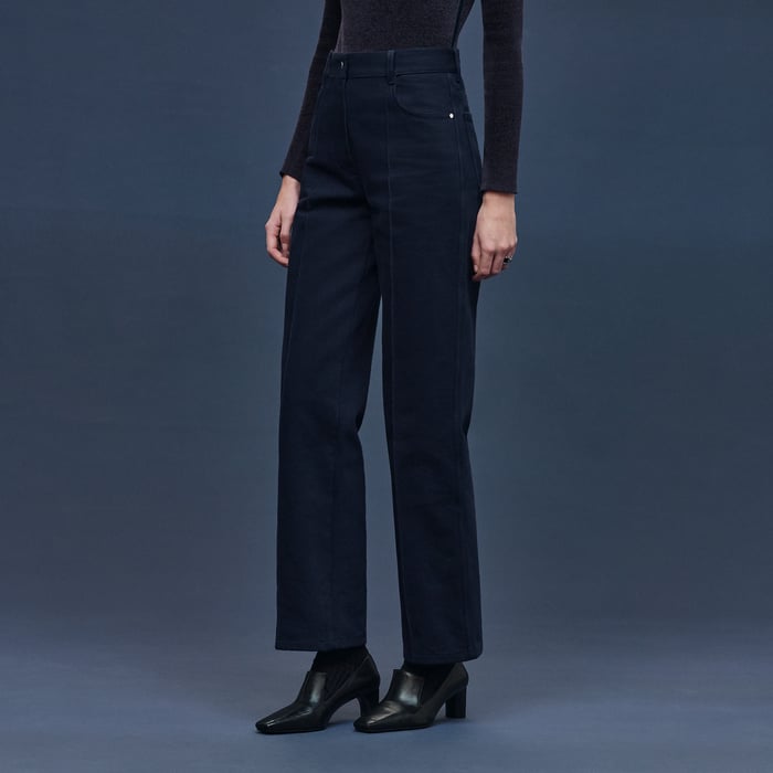 Bleu Noir Straight Leg Pants