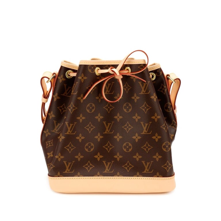 Louis Vuitton Ebene Monogram Coated Canvas Petit Noé Gold Hardware, 2021-2022