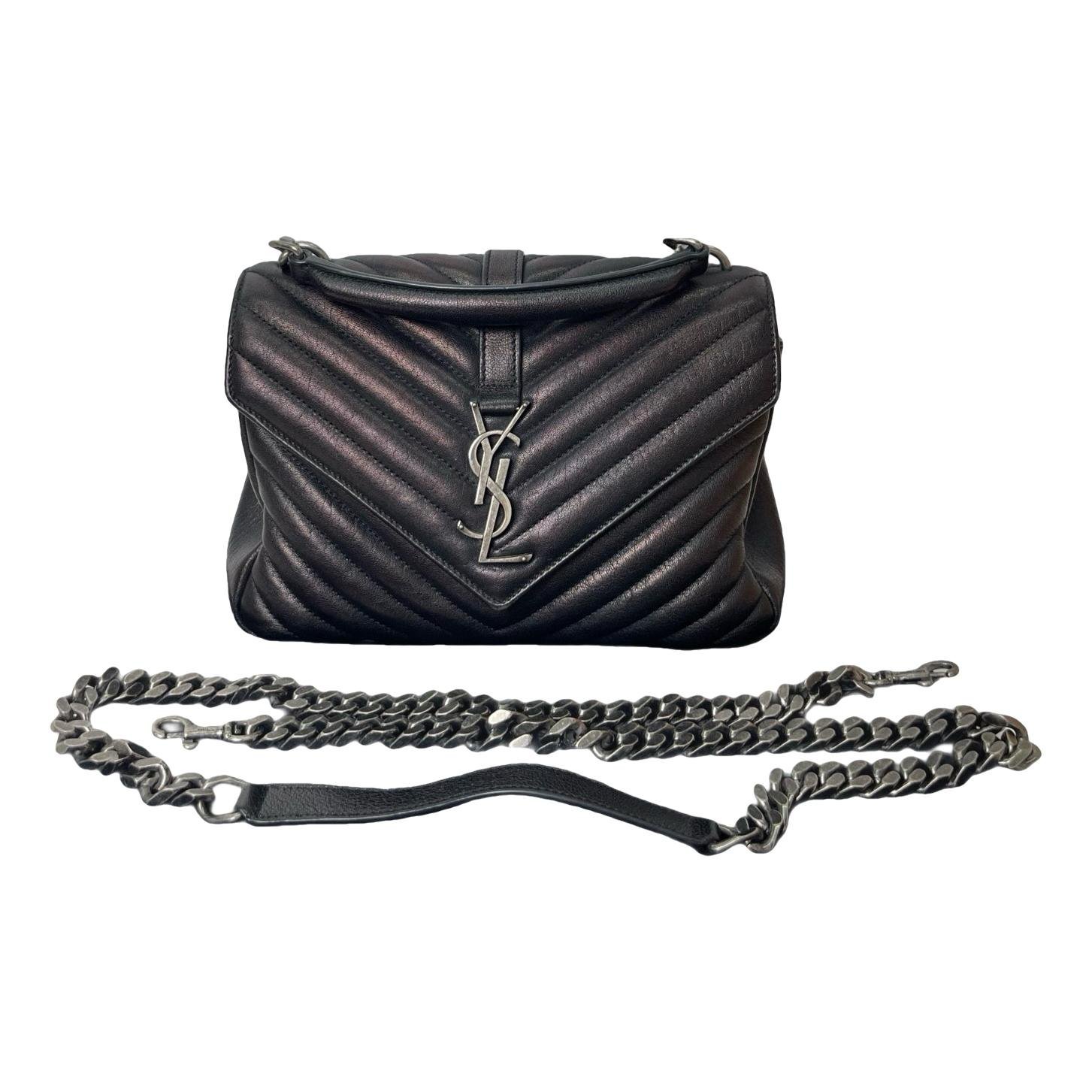 Collége monogramme leather handbag