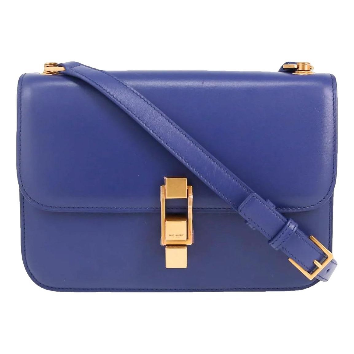 Carré leather satchel