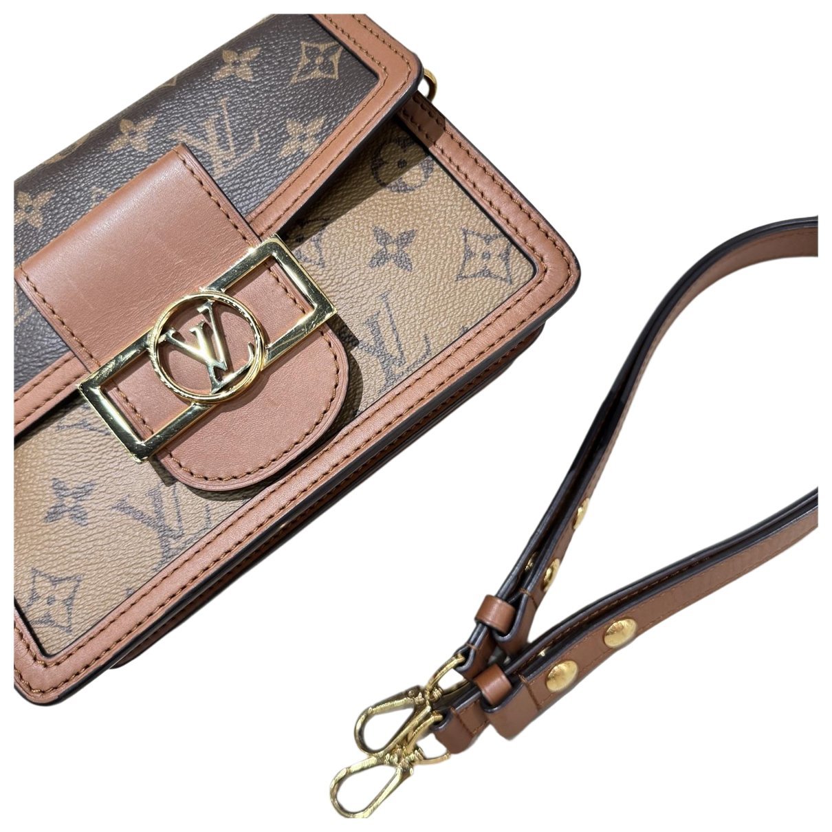 Dauphine Mini leather handbag