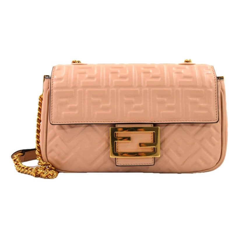 Baguette leather handbag