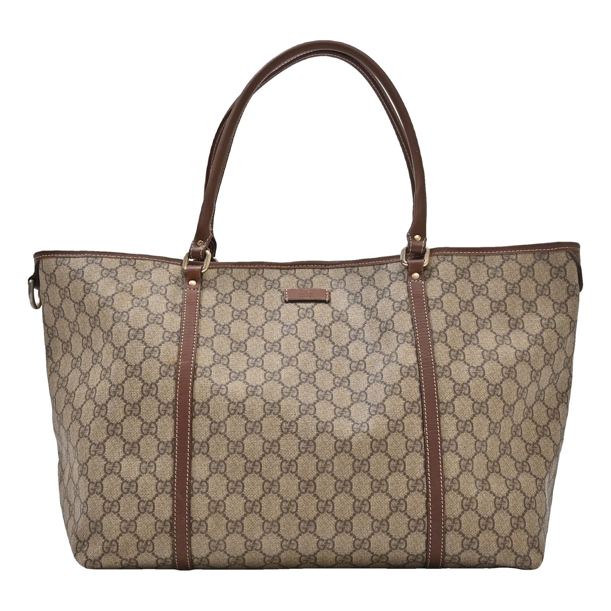 Leather tote