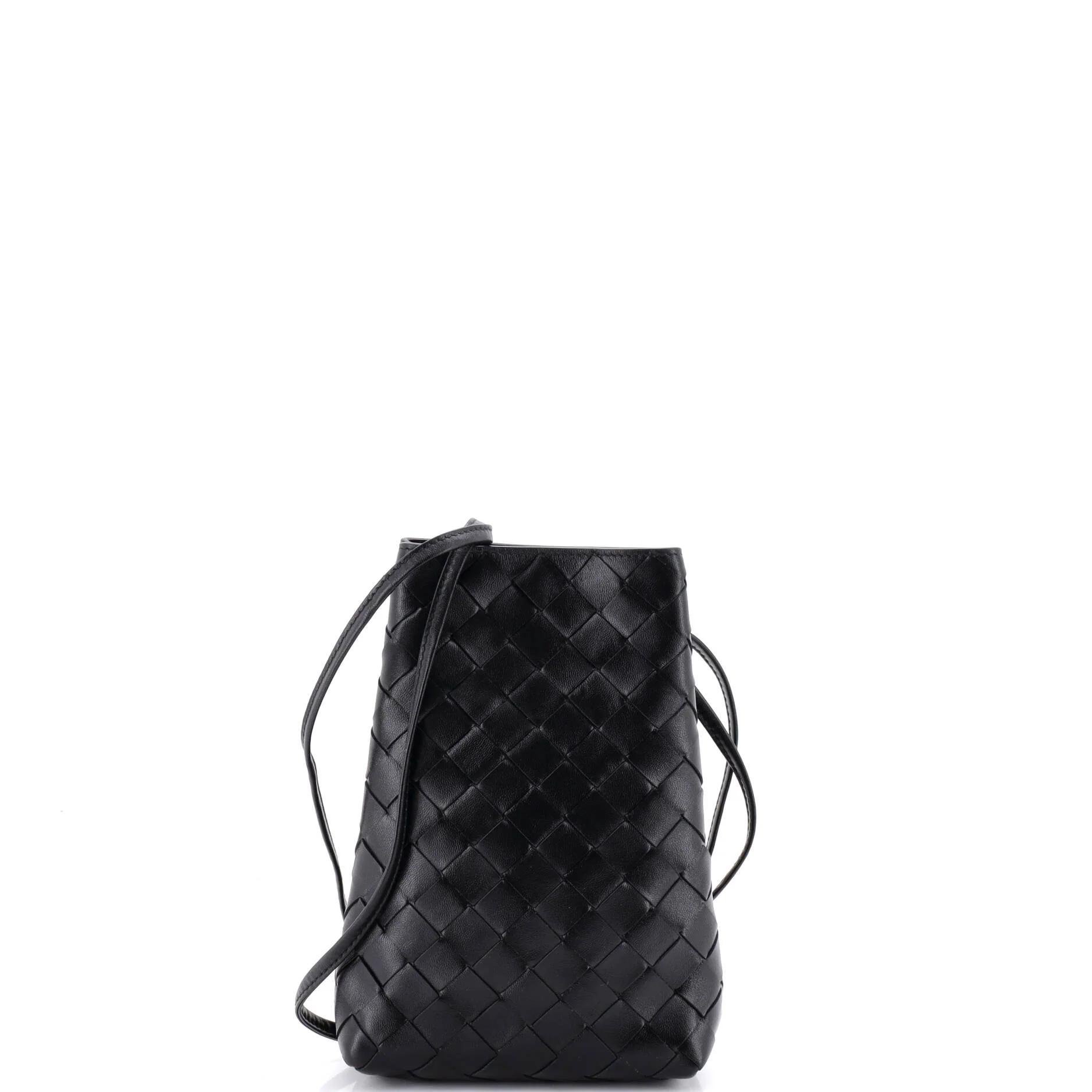 Leather clutch bag