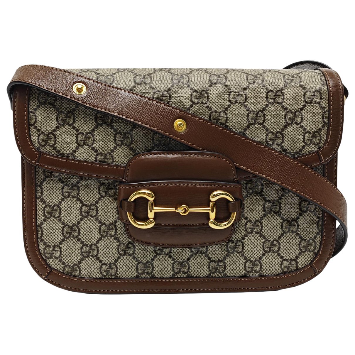 Handle Horsebit 1955 leather crossbody bag