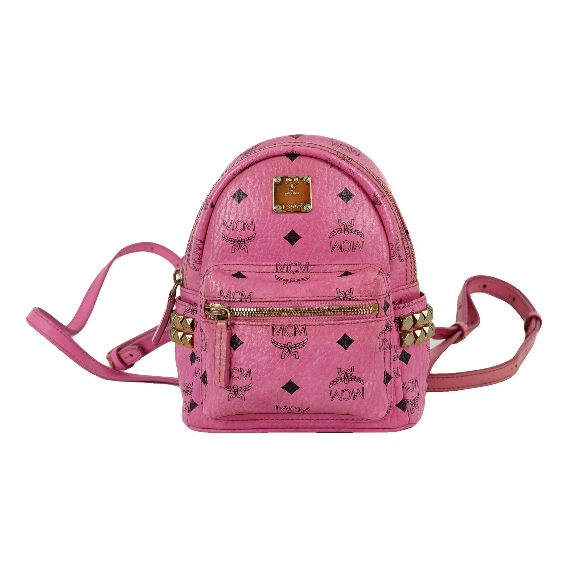 Leather backpack