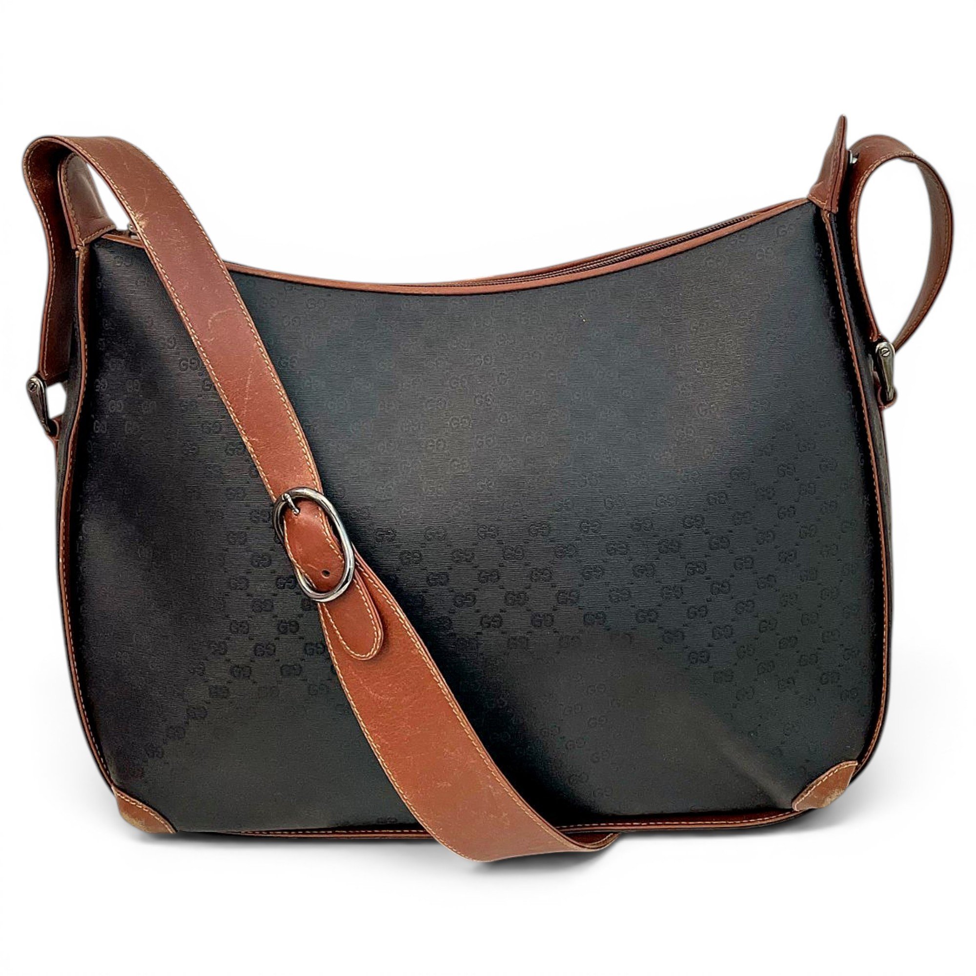 Hobo leather handbag