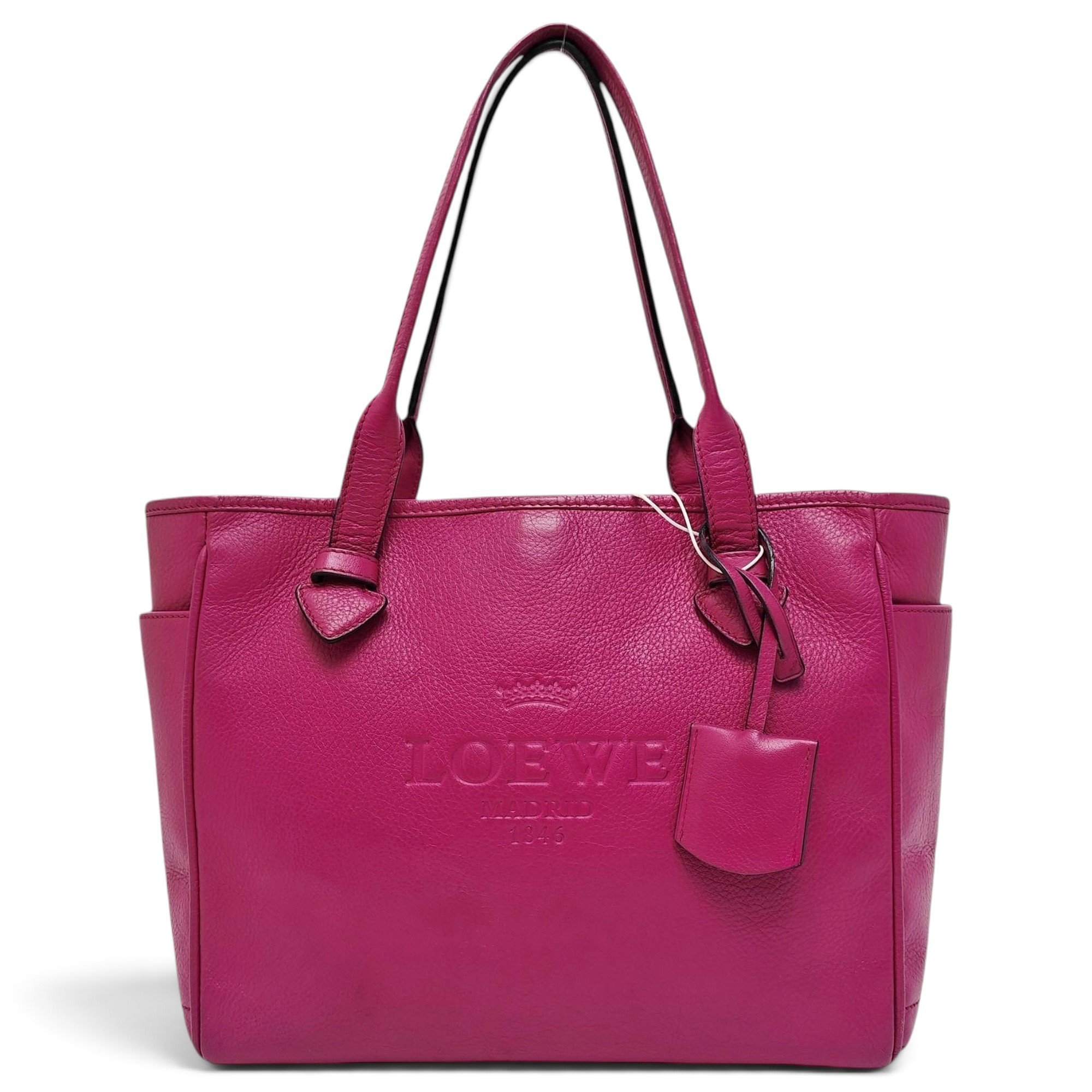 Leather tote