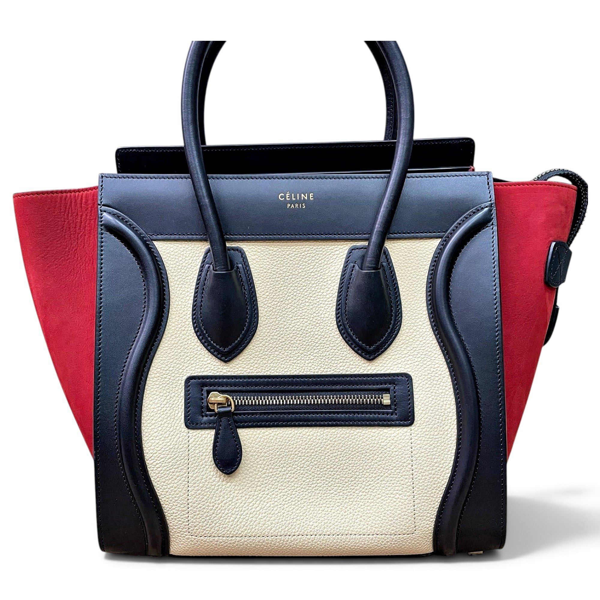 Luggage leather handbag