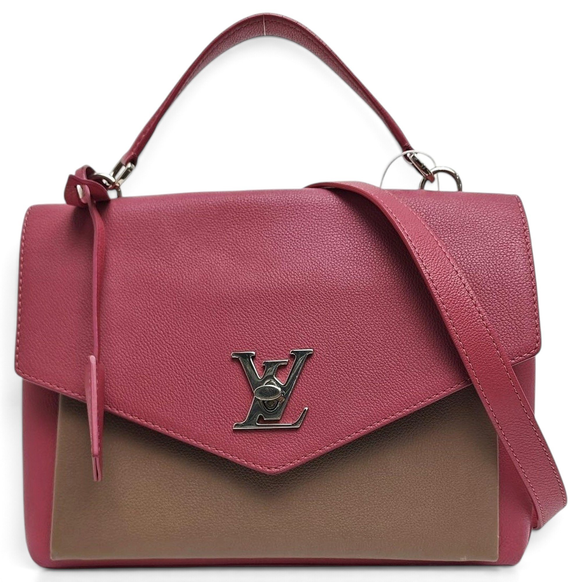Lockme leather handbag