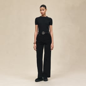 Short-sleeve sweater