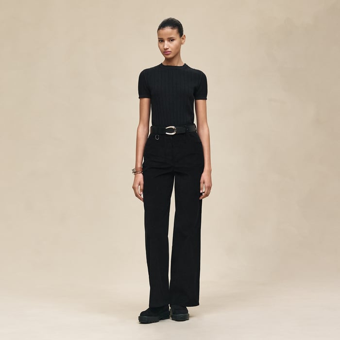 Noir Short-sleeve Sweater