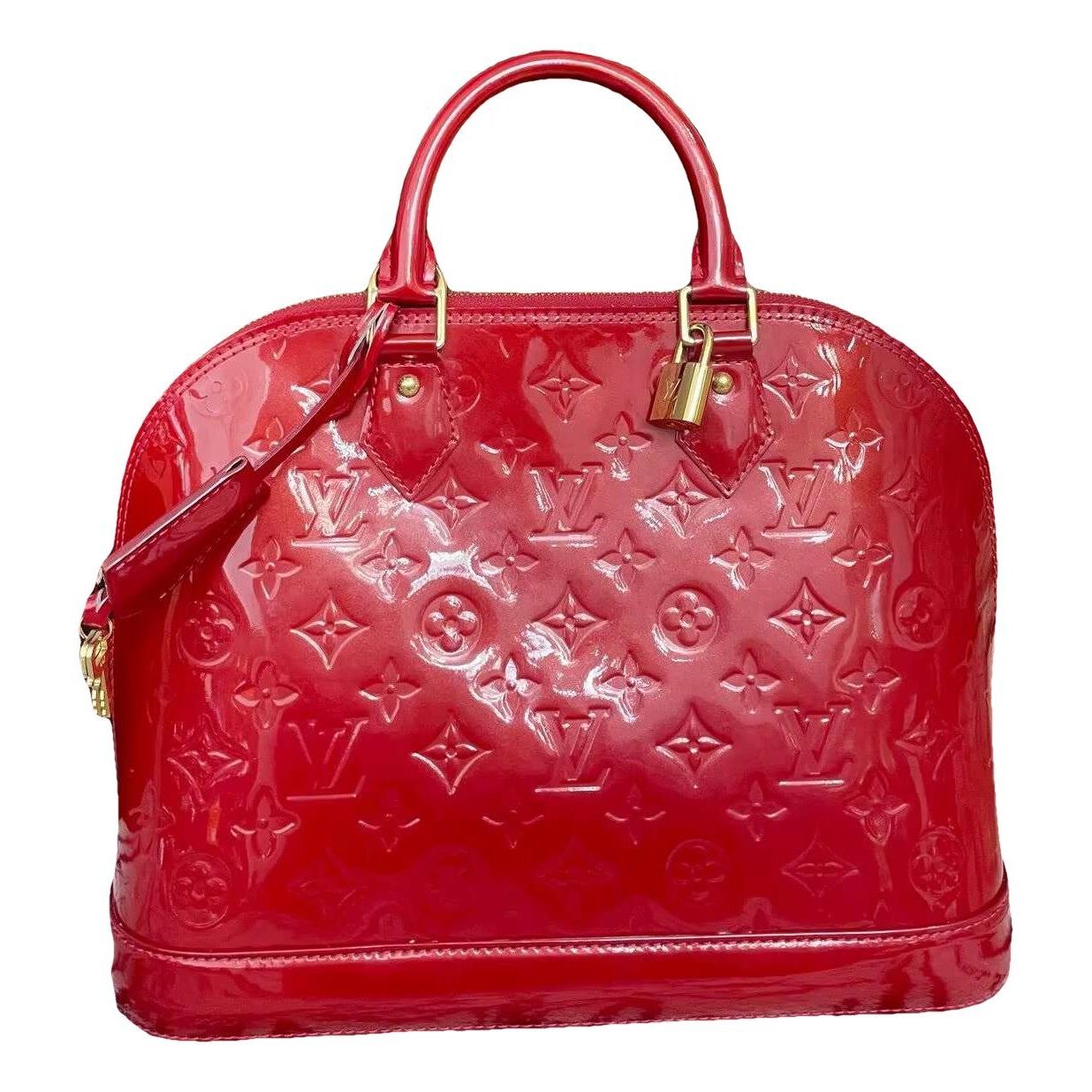 Alma patent leather handbag