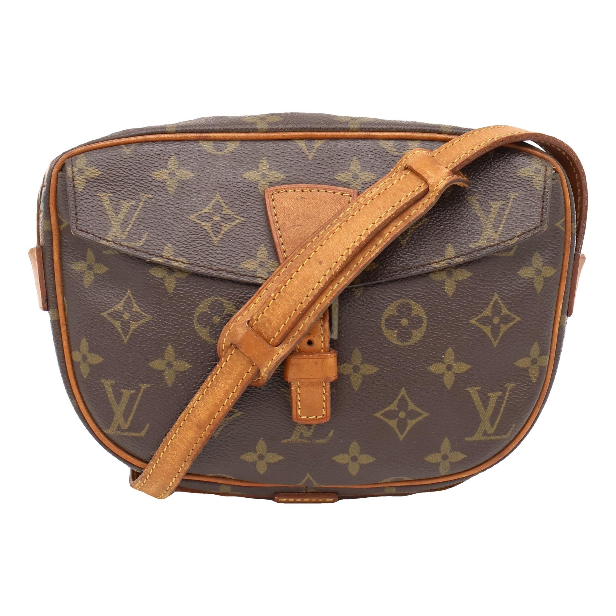 Jeune fille leather crossbody bag