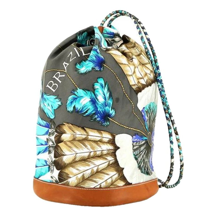 Hermes Hac A Dos Handbag Cognac 2014