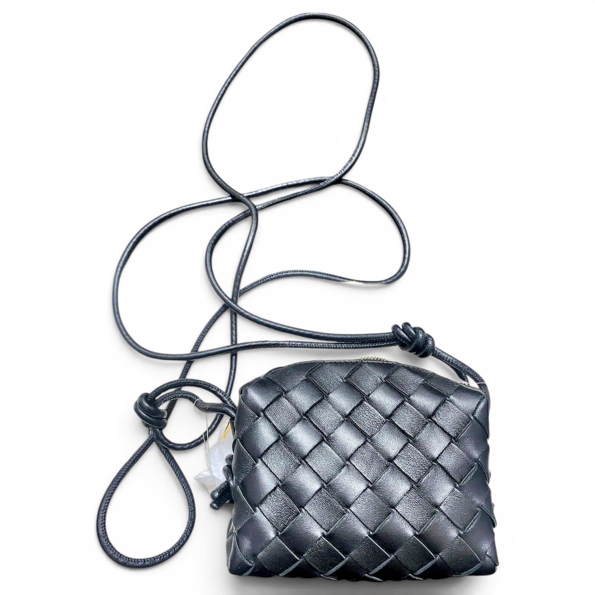 Loop leather crossbody bag