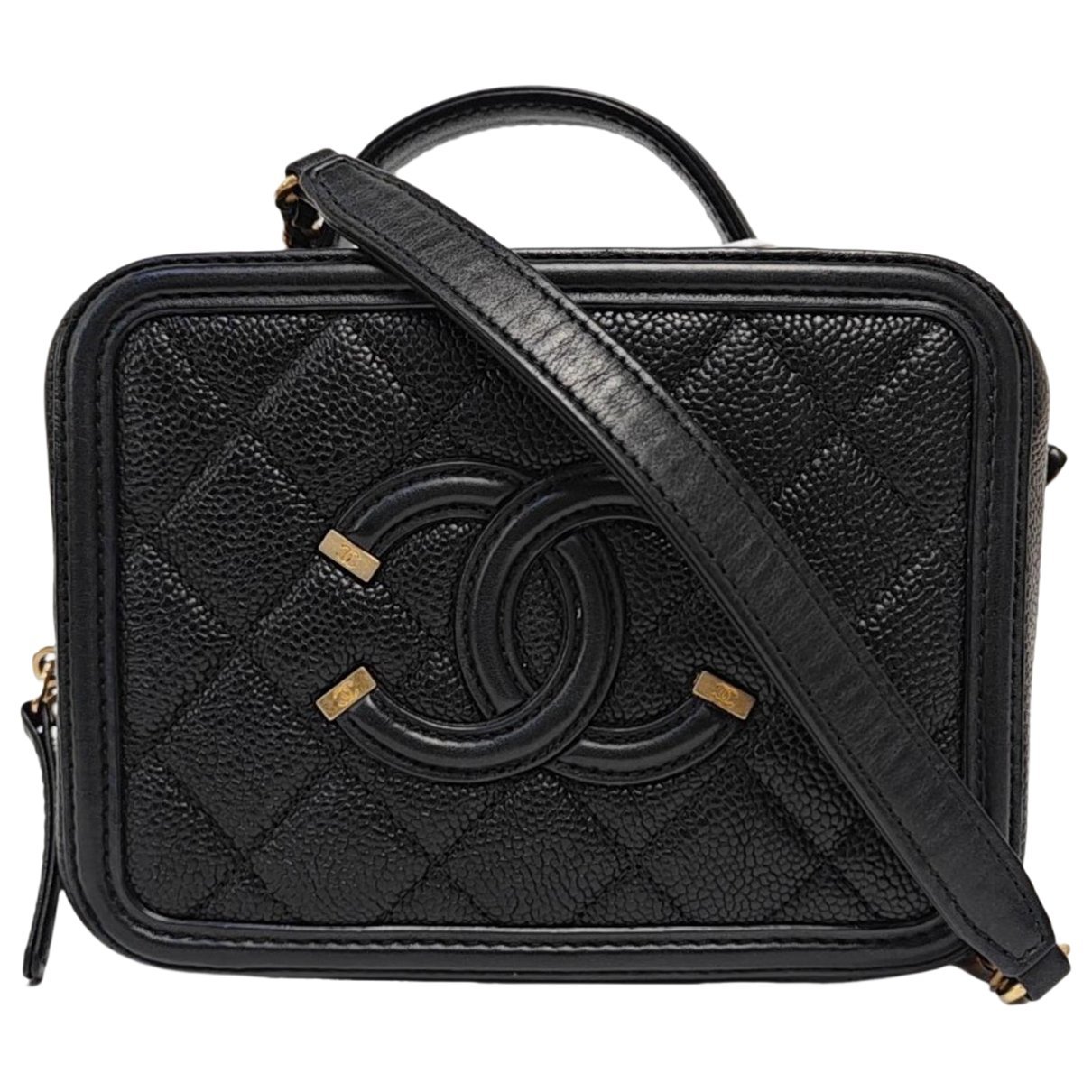 CC Filigree leather handbag