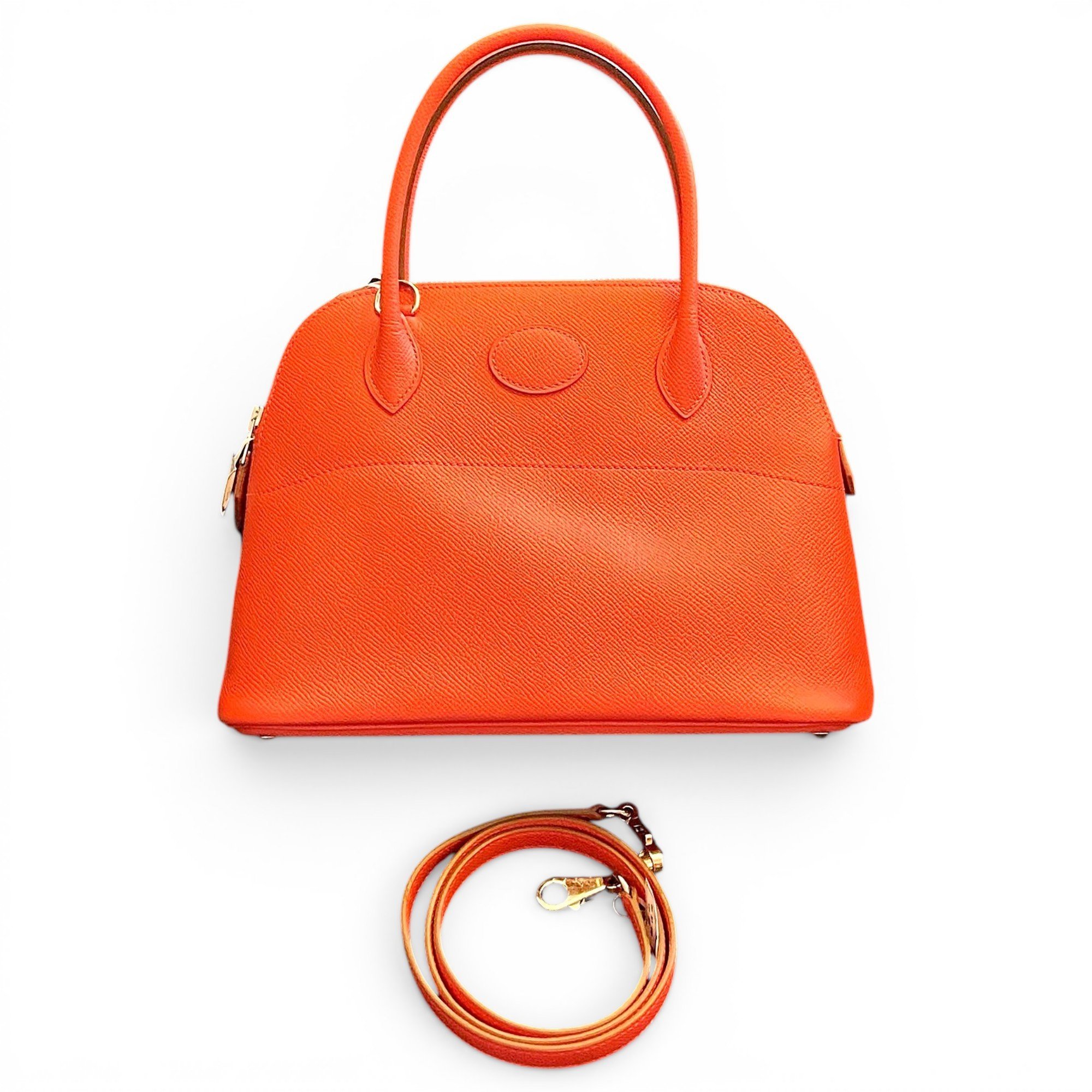 Bolide leather handbag