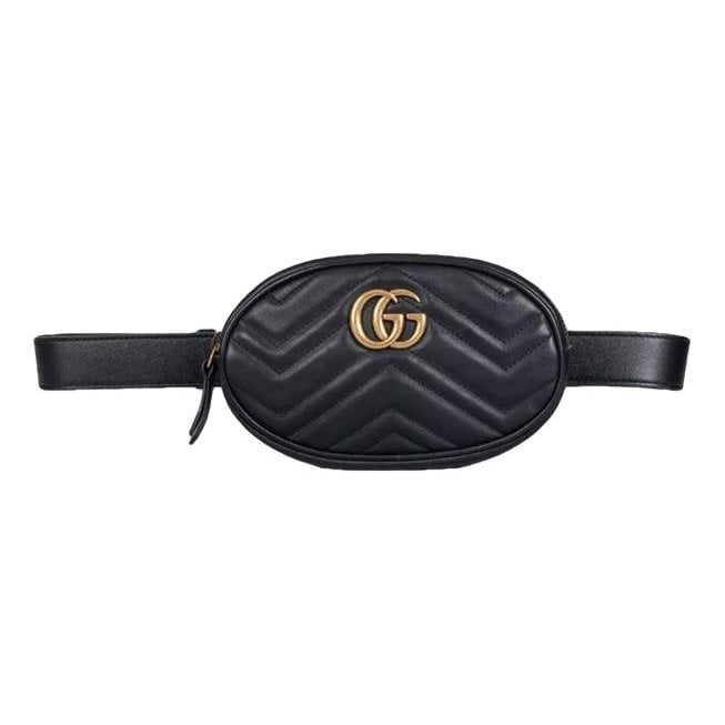 GG Marmont Oval leather handbag