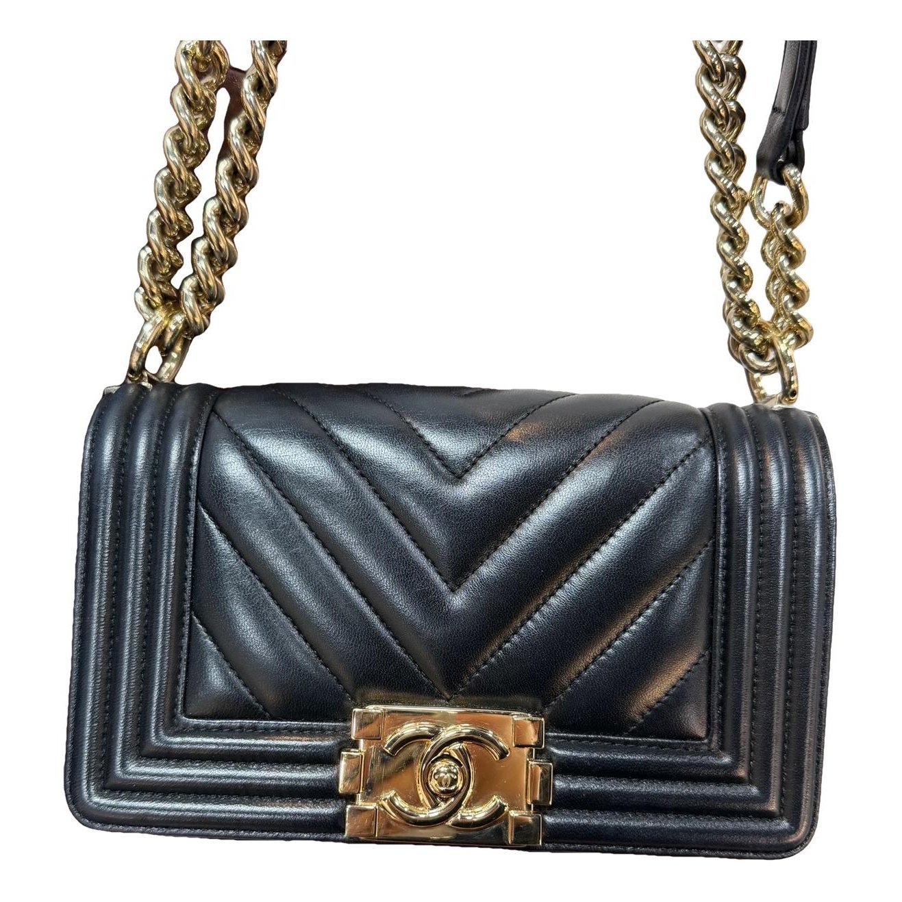 Boy leather crossbody bag