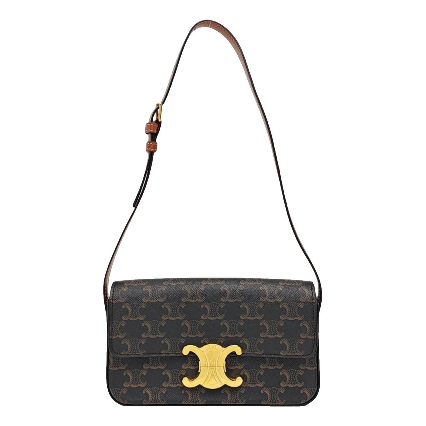 Triomphe leather handbag