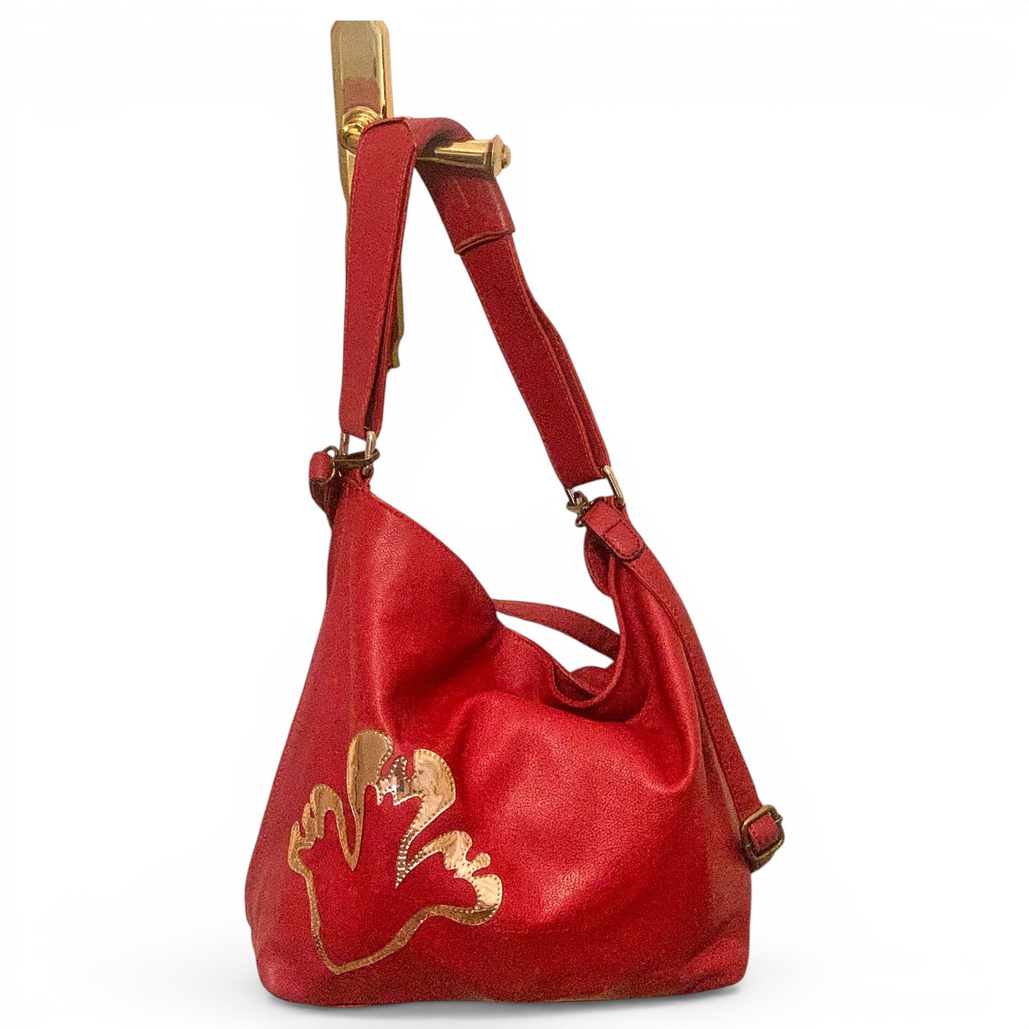Leather handbag