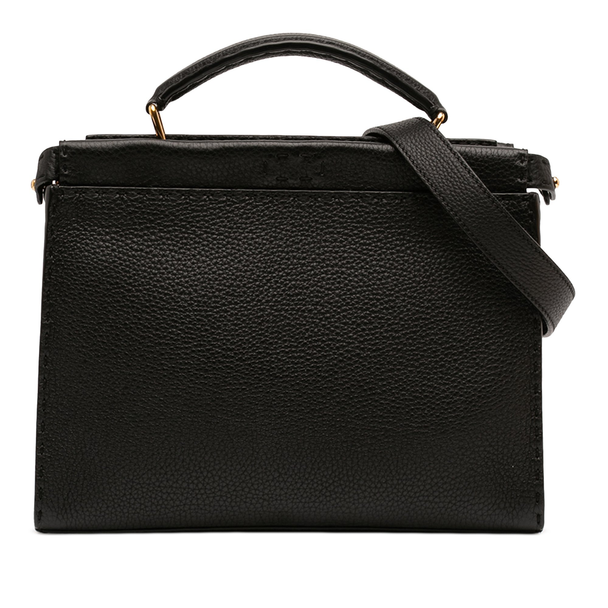 Peekaboo leather handbag