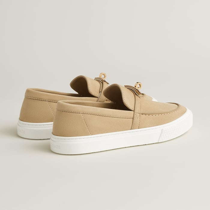 Beige Lin Game Slip-on Sneaker
