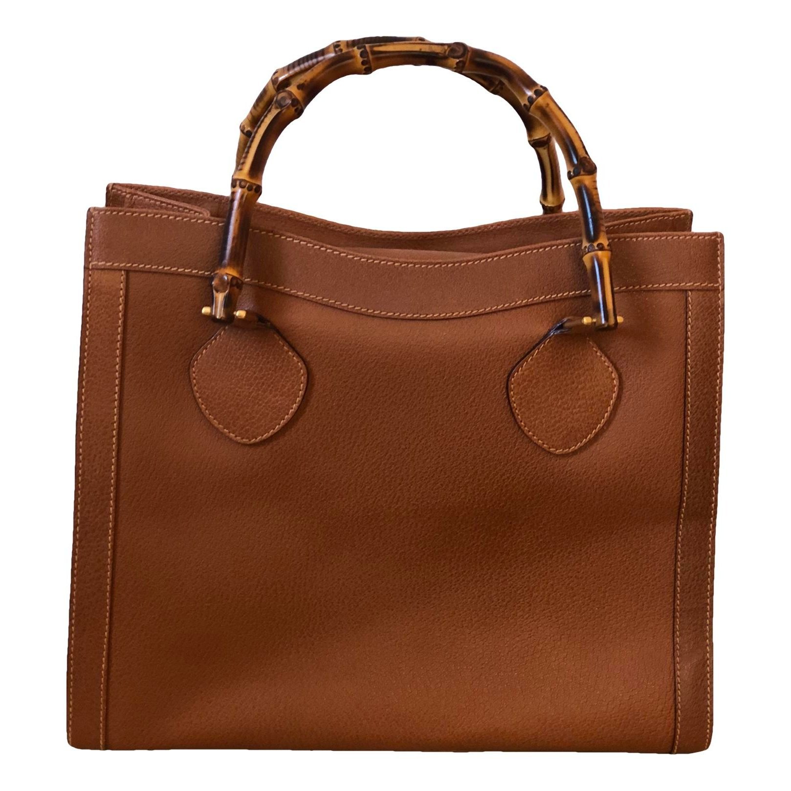 Diana Bamboo leather tote