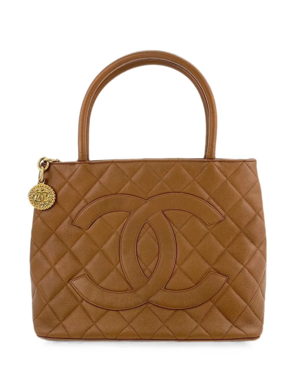 1986-1988 Revival diamond-quilted tote bag