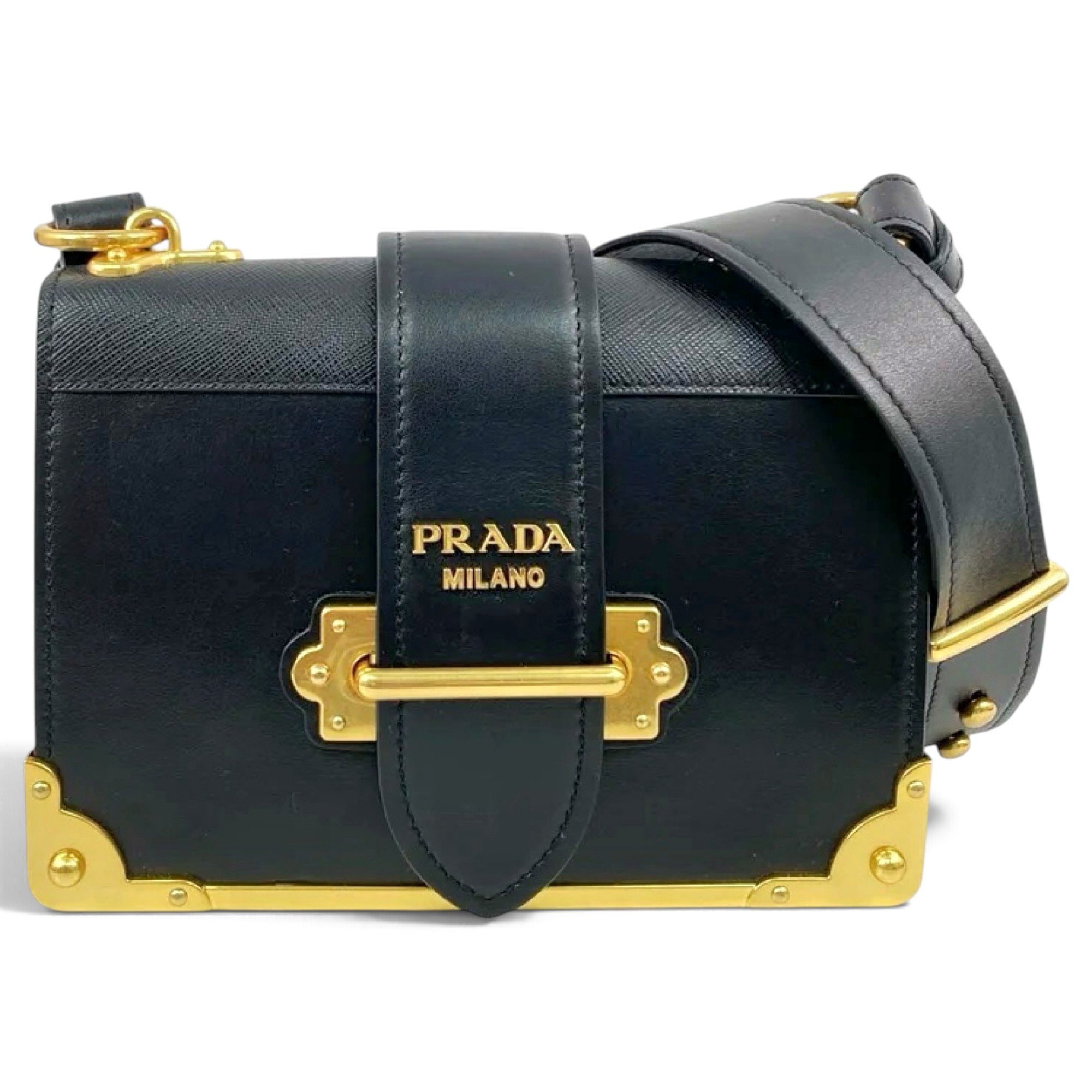 Cahier leather handbag
