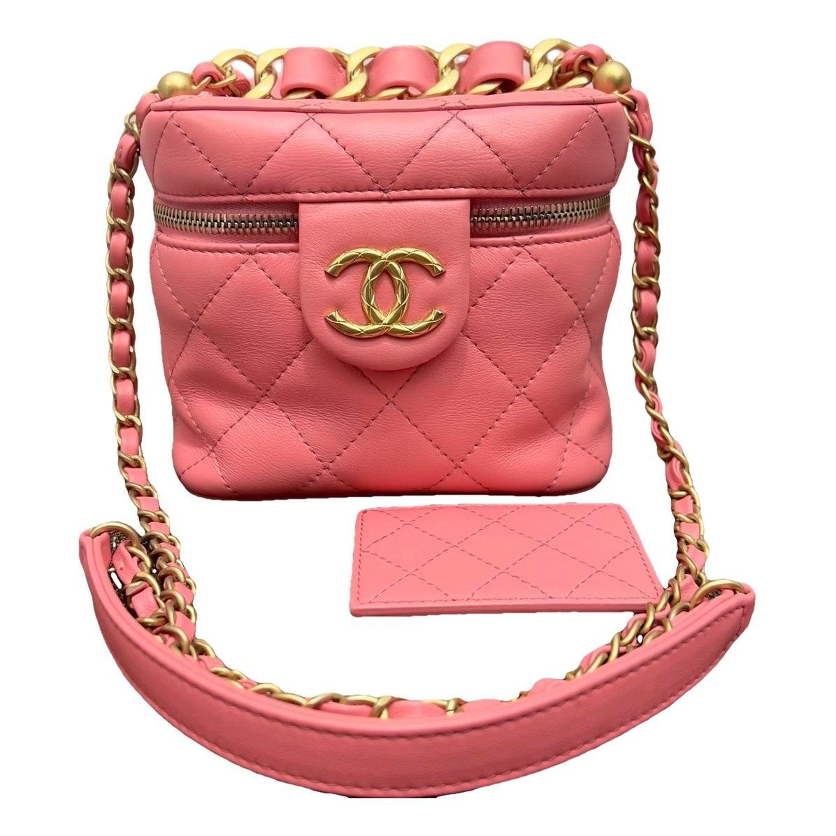 Trendy CC Vanity leather handbag