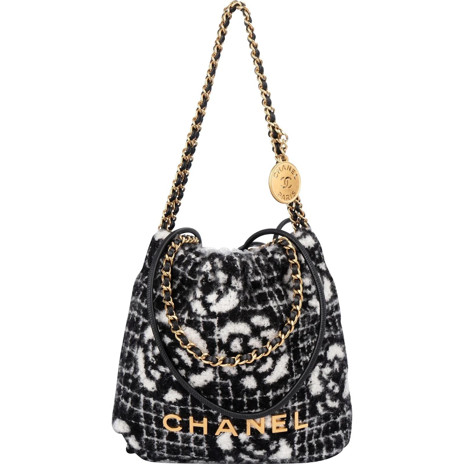 Chanel 22 cashmere handbag