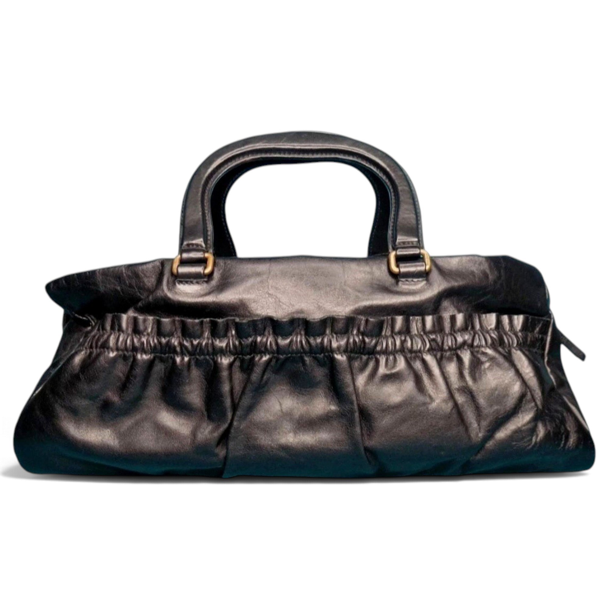 Leather handbag