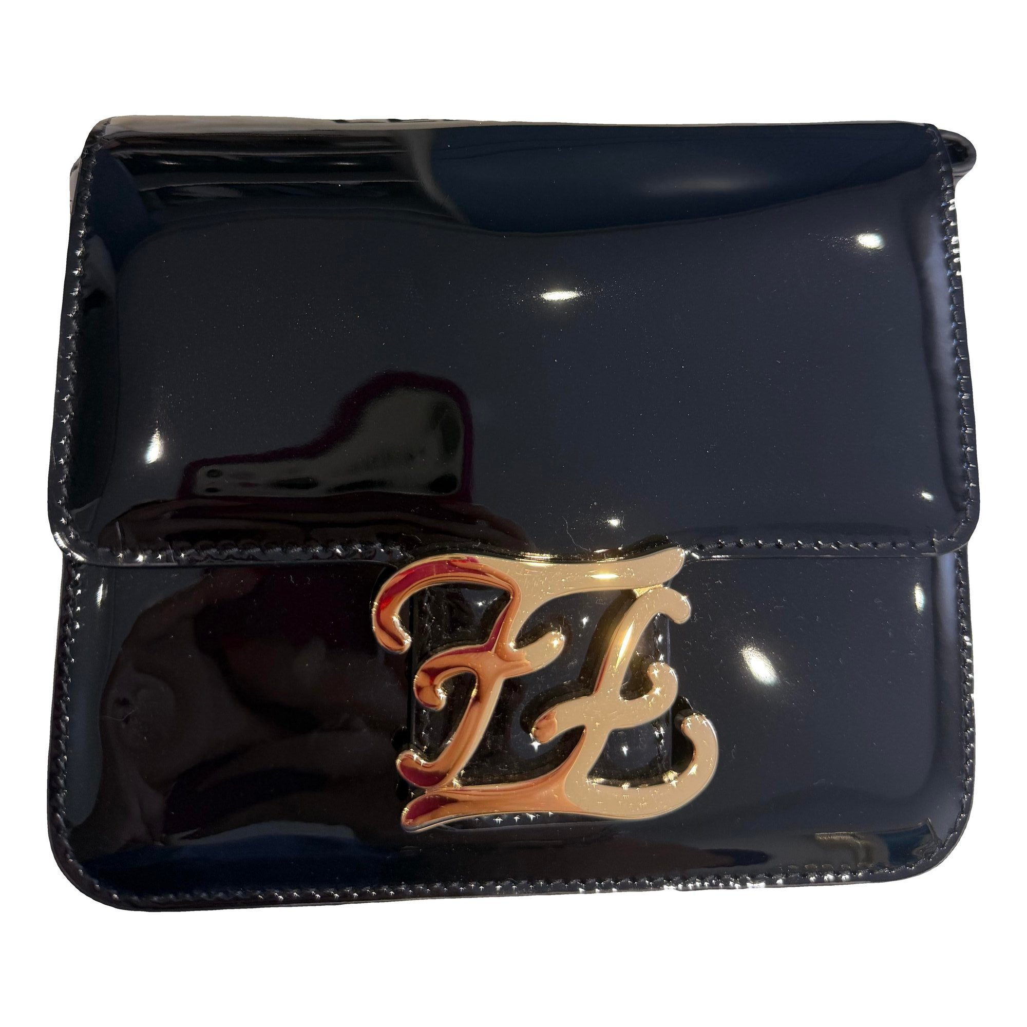Patent leather crossbody bag