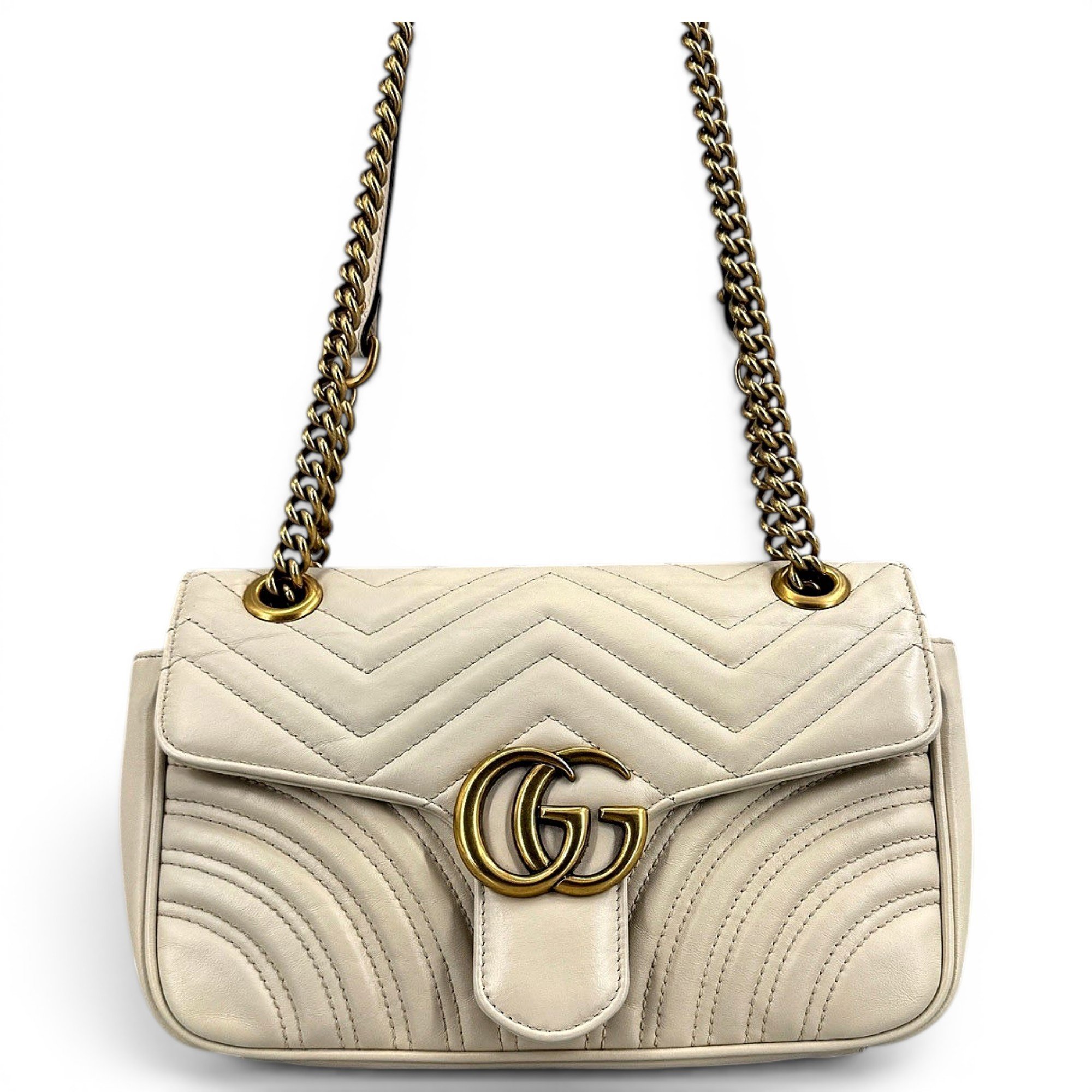 GG Marmont Flap leather handbag