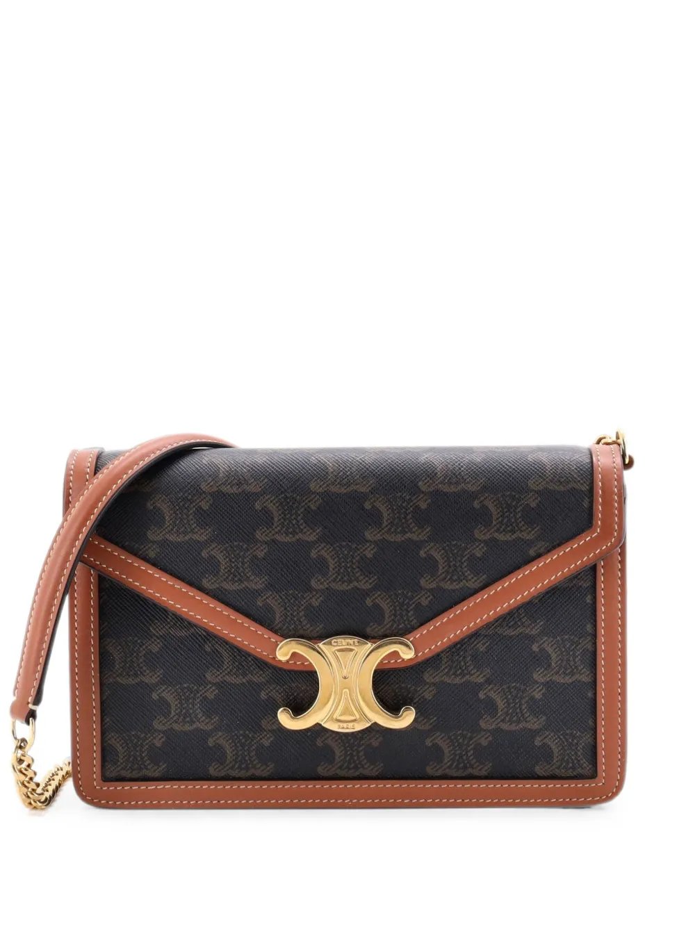 Margo Triomphe Wallet on Chain Triomphe Coated Canvas crossbody bag
