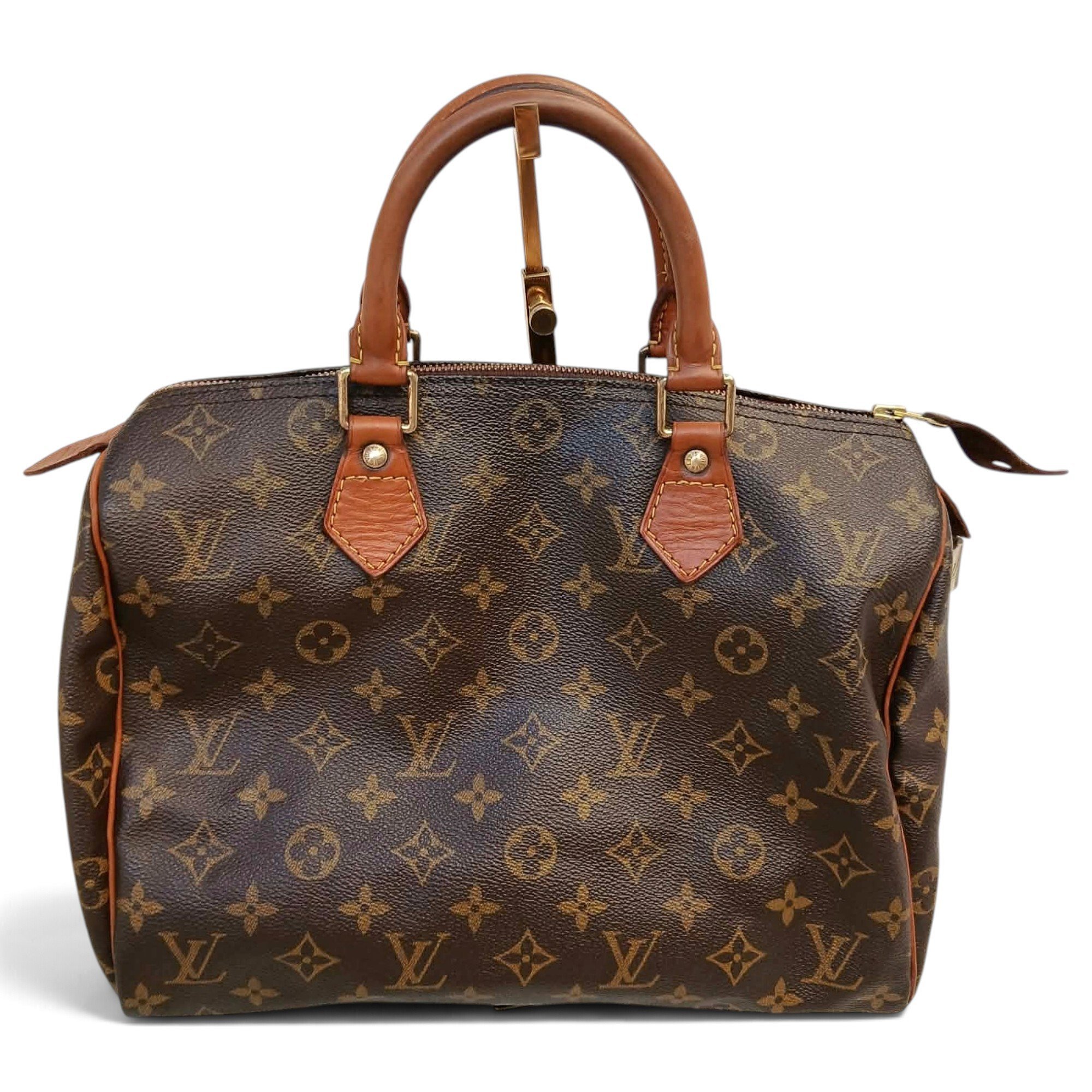Speedy leather handbag