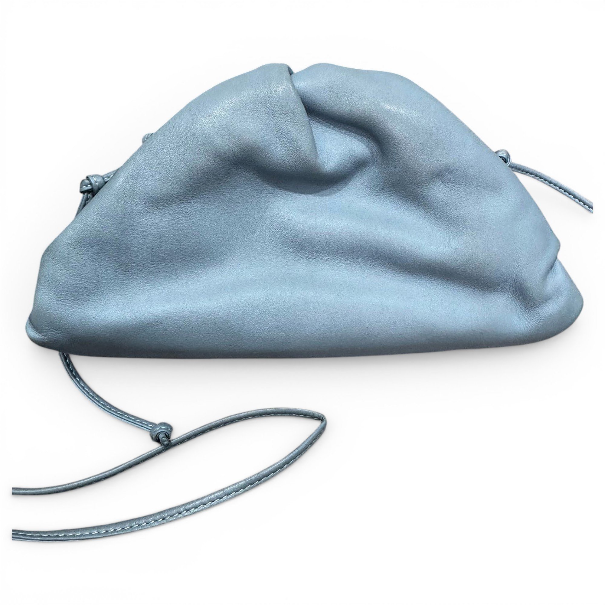 Pouch leather handbag