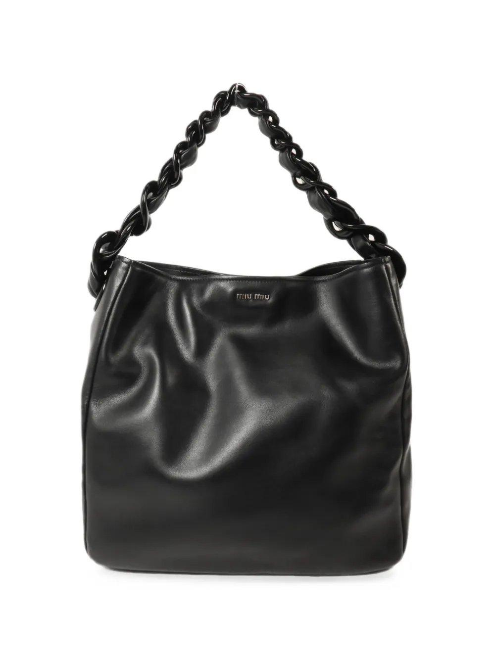 chain-link shoulder bag