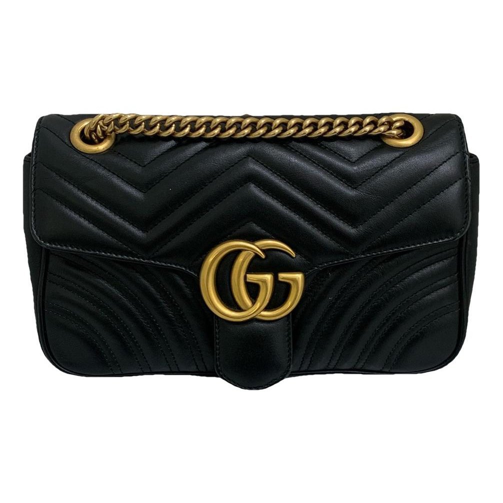 GG Marmont Flap leather handbag