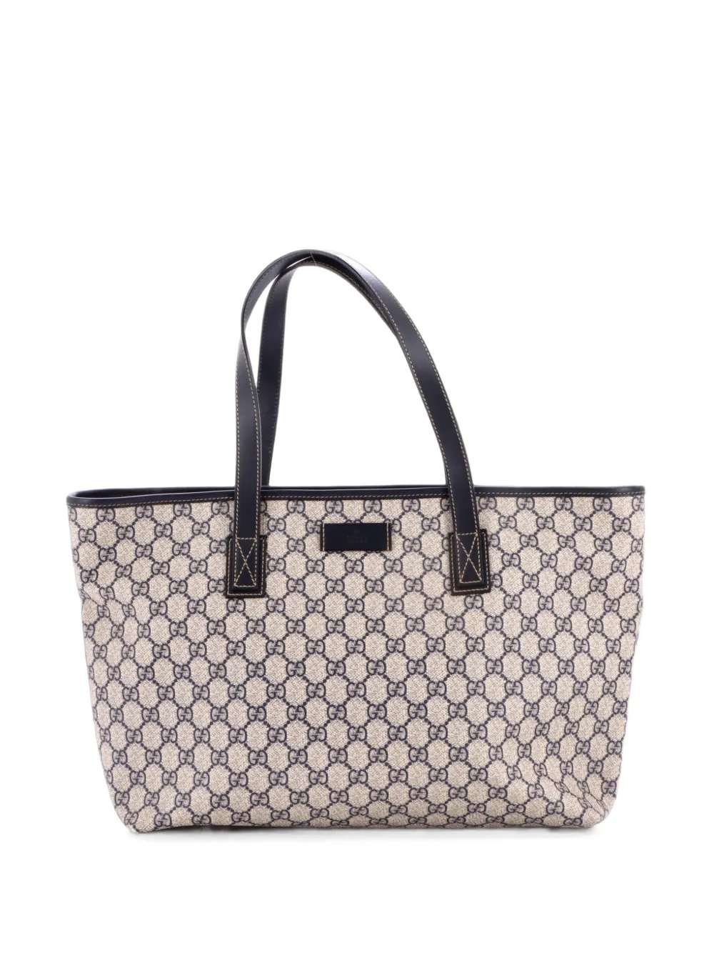 Plus GG Coated Canvas with Leather Medium tote bag