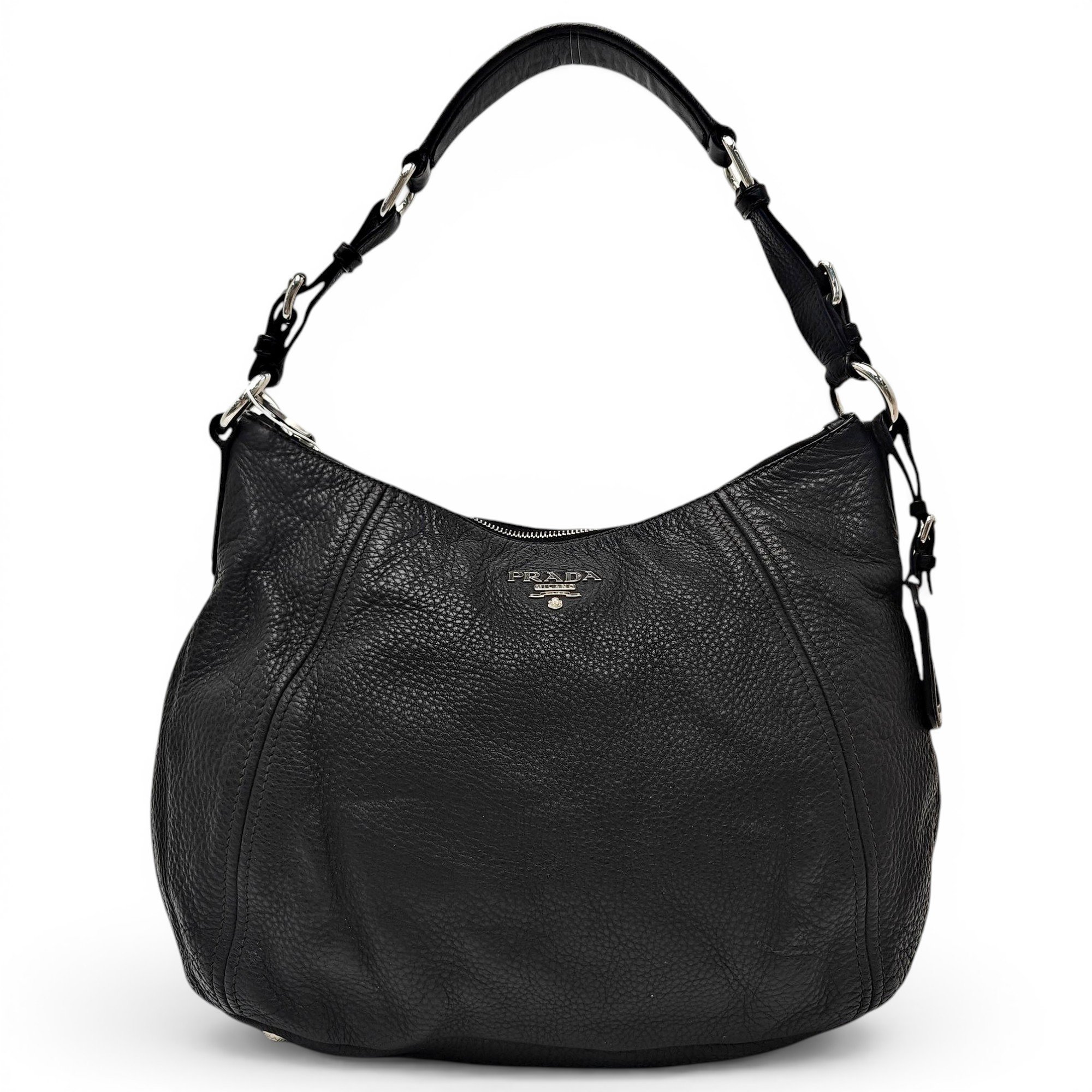 Arqué leather handbag