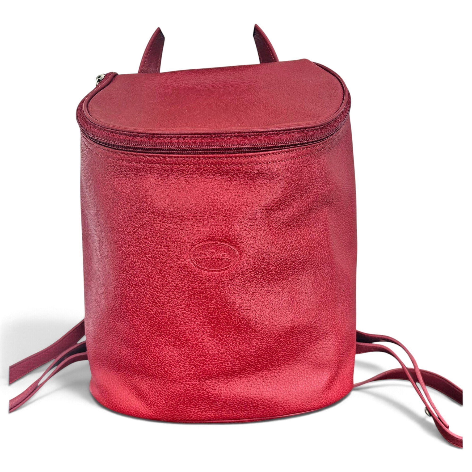 Foulonné leather backpack