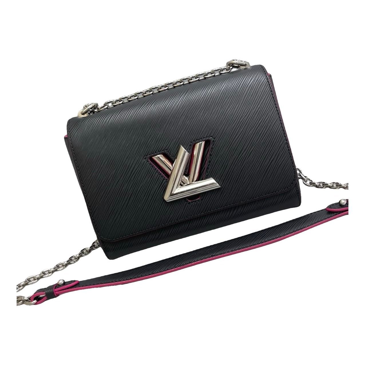 Twist leather handbag