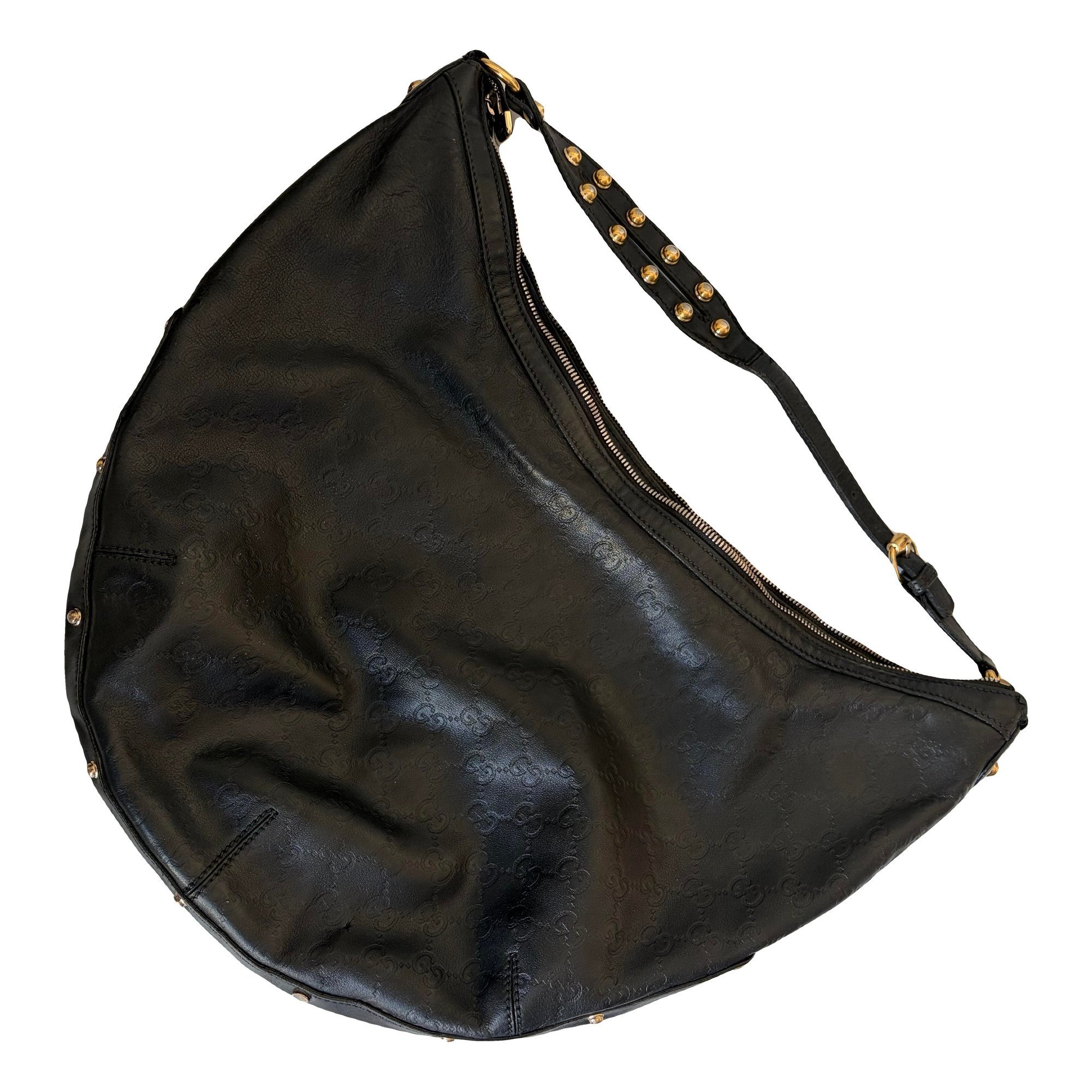 Hobo leather handbag